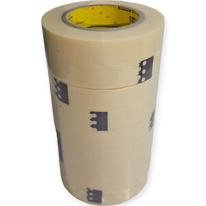 9 Rolls | Genuine 3M Scotch 8898 | Strapping Tape Ivory | 24mm x 55m 4.6 mil